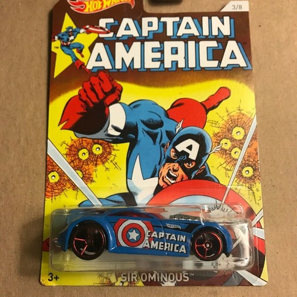 Hot Wheels MARVEL CAPTAIN AMERICA - Complete Set Of 8 - OUT OF PRODUCTION - 2015 - Picture 10 of 16
